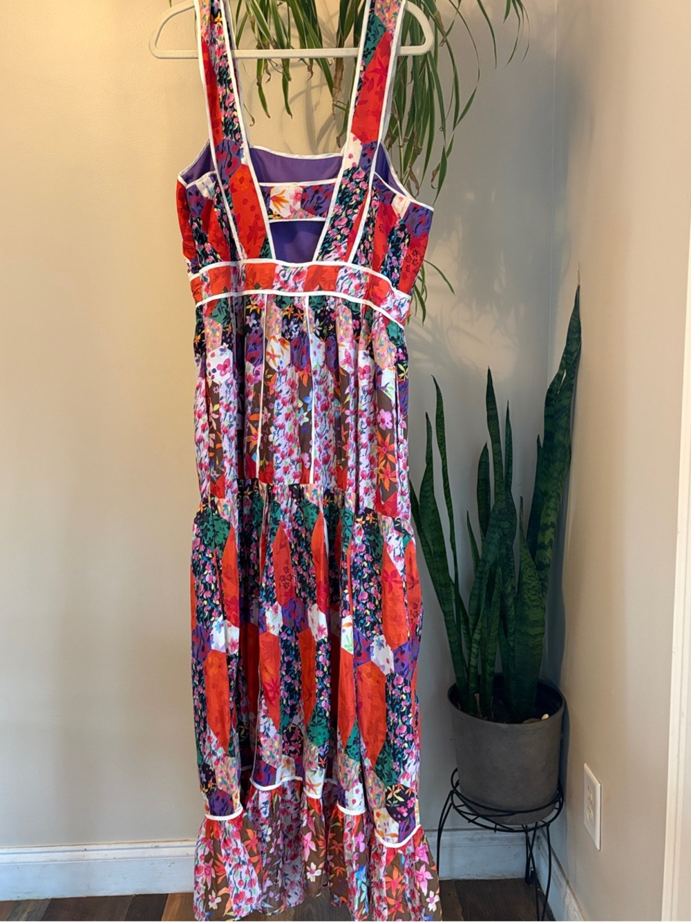 ANTHROPOLOGIE Floral Patchwork Maxi Dress - Picture 2 of 9